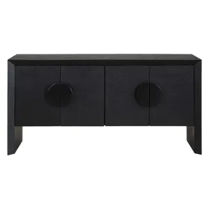 Williams Black 4 Door Cabinet
