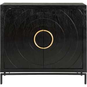 Briseis Black 2 Door Cabinet