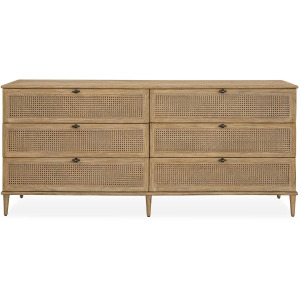 Coast 6 Drawer Rattan Chest