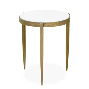 Ocilla Antique Brass Accent Table