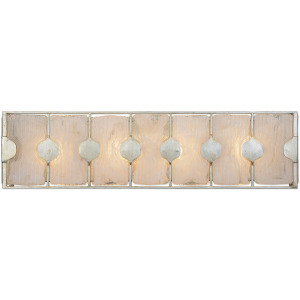 Rene 4 Light Swirl Glass Vanity