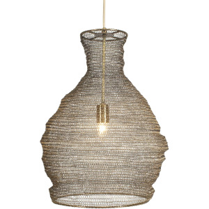 Murmur Woven Brass 1 Light Pendant