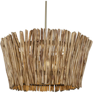 Rhea 4 Light Wood Branch Chandelier