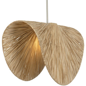 Bend 1 Light Raffia Pendant