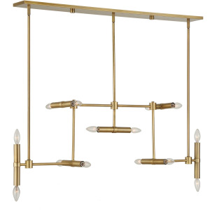 Cadre 14 Light Modern Linear Pendant