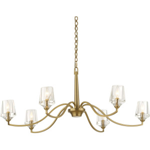 Barcelona 6 Light Brass Chandelier
