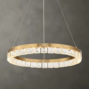 Segovia Round Crystal LED Chandelier
