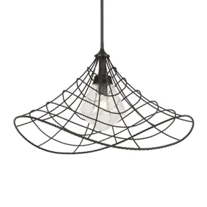 Whirlwind 1 Light Indoor-Outdoor Pendant