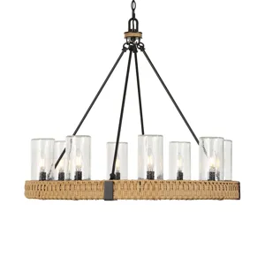 Palm Royal 8 Light Indoor-Outdoor Chandelier