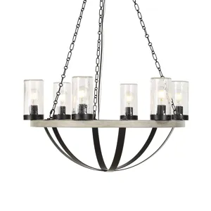 Edgecomb 6 Light Indoor-Outdoor Chandelier