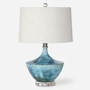 Chasida Blue Ceramic Lamp