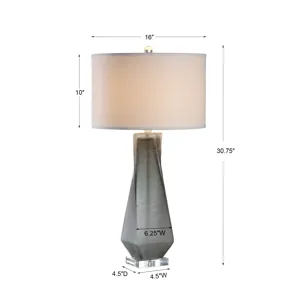Anatoli Charcoal Gray Table Lamp