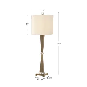 Niccolai Antiqued Nickel Lamp