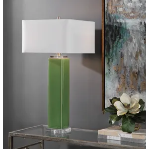 Aneeza Tropical Green Table Lamp