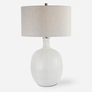 Whiteout Mottled Glass Table Lamp