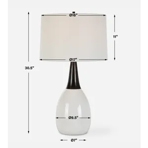 Fralin White Table Lamp