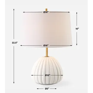 Lynna Ivory Table Lamp