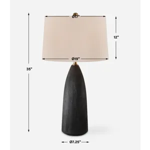 Jett Black Table Lamp