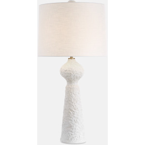Sonata Textured White Table Lamp