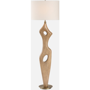 Almyra Solid Wood Floor Lamp