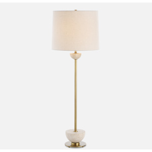Hemisphere Brass Buffet Lamp
