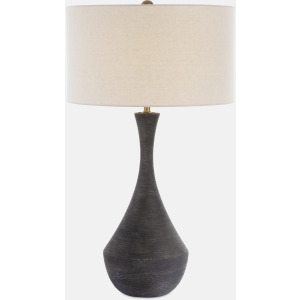 Helston Dark Charcoal Table Lamp