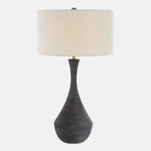 Helston Dark Charcoal Table Lamp