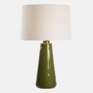 Kelley Moss Green Table Lamp