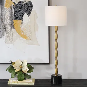 Ezra Brass Buffet Lamp
