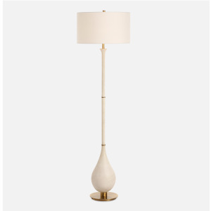 Dewdrop Ivory Floor Lamp