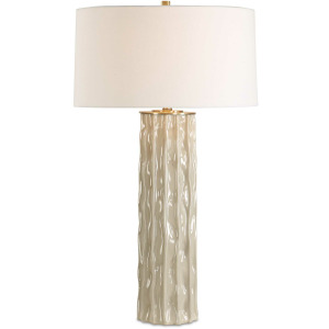 Parilli Taupe Gray Table Lamp
