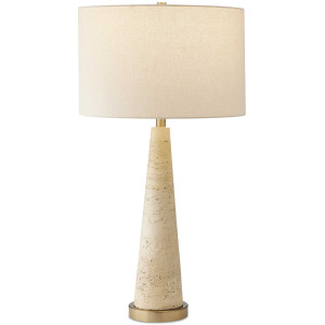 Perkins Travertine Table Lamp