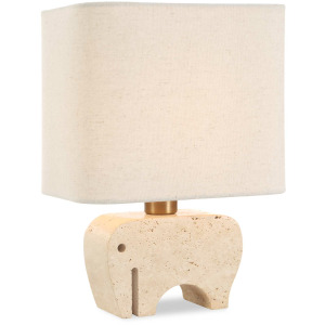 Tusk Travertine Accent Lamp