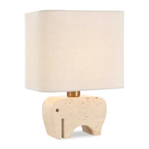 Tusk Travertine Accent Lamp