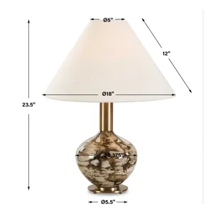 Montagu Dark Brown Table Lamp
