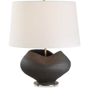 Nocturne Aged Black Table Lamp