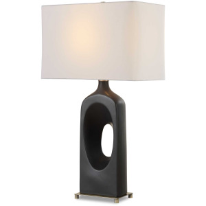 Void Matte Black Table Lamp