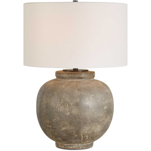 Rock Of Ages Rust Brown Table Lamp