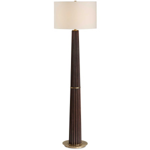 Forage Dark Oak Floor Lamp
