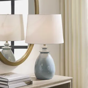 Lorene Light Blue Table Lamp