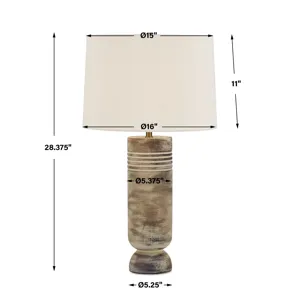 Vale Beige Hues Table Lamp