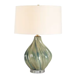 Tausha Green Table Lamp