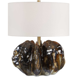Jaudon Brown Glass Table Lamp