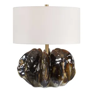 Jaudon Brown Glass Table Lamp