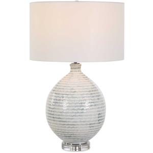 Clary Horizontally Striped Table Lamp