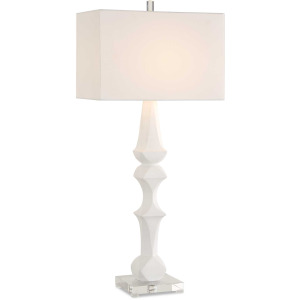 Mayme White Table Lamp