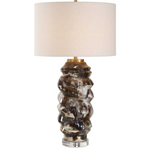 Cuoco Mottled Brown Table Lamp