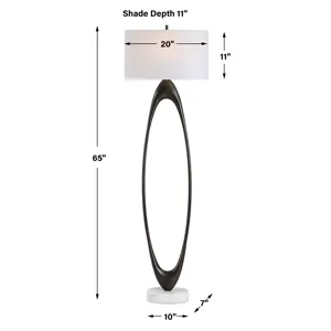 Sonic Open Oval Floor Lamp