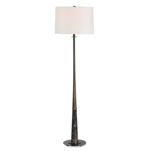 Tallarico Brass & Marble Floor Lamp