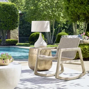 Olsen Indoor-Outdoor White Table Lamp